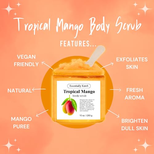 Essentially Kates Tropical Mango Body & Foot Scrub 10 Oz - Pack Of 1 #TOP3