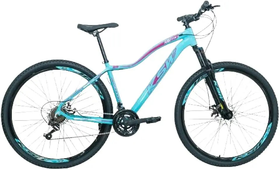 Bicicleta Aro 29 KswGti Feminina 24 Marchas Câmbios Especiais Mtb