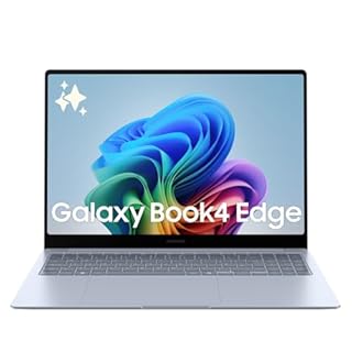 Samsung Laptop Galaxy Book4 Edge, Display da 16", Windows 11, Snapdragon Elite X Pro, 16GB RAM, 1TB SSD, Sapphire Blue [Versione italiana]