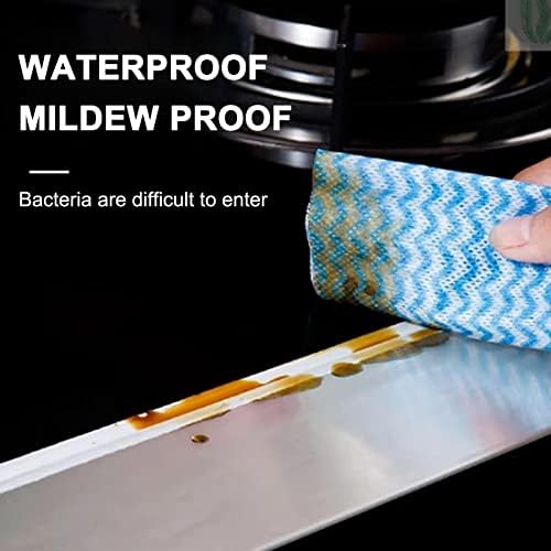 AWAVM 2 Pcs Mildewproof Gap Tape,12m Tile Gap Tape Waterproof Seam Decorative Sticker,Decorative Sealing Tape Self Adhesive Caulk Strip for Ceiling, Stove,Sink,Tile Edge, Wall Corner,Baseboard,Floor