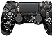 Produktbild SCFUK Wireless Controller für PS-4, Play 4 Kabelloser Pro Remote Controller Wiederaufladbarer 600mAh mit EXT Buchse und Audio Buchse Kompatibel mit PS-4 / Pro/Slim - Schädel (Schädel)