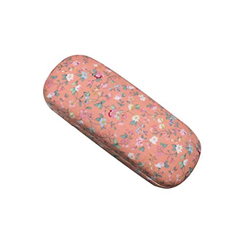 Funda rígida para gafas de sol con estampado floral, caja protectora, portátil, para viaje en casa C 16 cm x 6 cm x 3.5 cm Cover