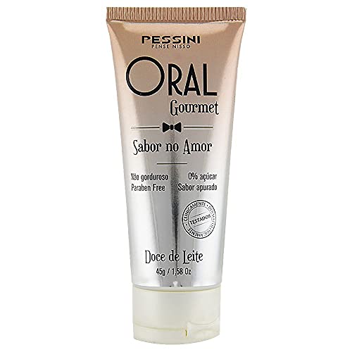 Gel Comestível Oral Gourmet Sabor No Amor Doce de Leite 35ml - Pessini REF:ORAL GOURMET