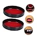 QUMIIRITY Fleece-Lined Leather Dice Cup Base Tray Replacement 5-Piece Set for Gaming Enthusiasts Quiet Shaker Accessory for Parties and KTV