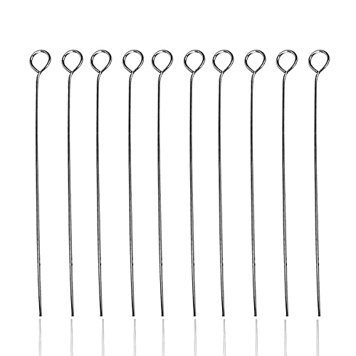 TopHomer Inoculating Loop Nickel Wire Inoculation Loop Reusable Lab Inoculation Loop for Laboratories, Pharmacies and Hospitals(4MM, 50PCS?