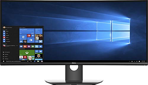 Dell - UltraSharp U3417W 34.14" 3440x1440 2K LED UltraWide Curved Monitor - Black