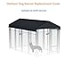 MDHAO 8' x 4' Dog Kennel Cover 600D Heavy Duty Waterproof Replaceable Dog Kennel Top Cover -Black (Top Cover Included Only)