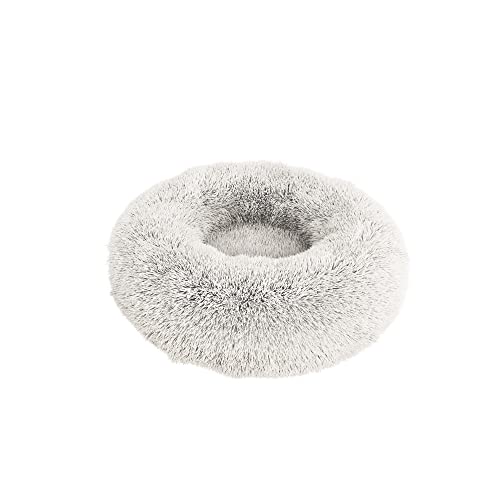 Panier pour chiens et chats petit couchage lit confortable polyester crème 50cm - 4