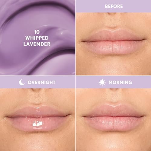 COVERGIRL Clean Fresh Jammy Lip Sleeping Mask, Lavender Scent, with Avocado & Grape Seed Oils, No-Touch Applicator – 10 Whipped Lavender - image 3