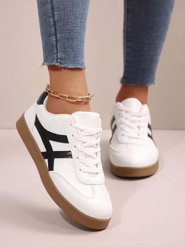 Image of layasa Women's Sneaker Stylish Women Shoes White