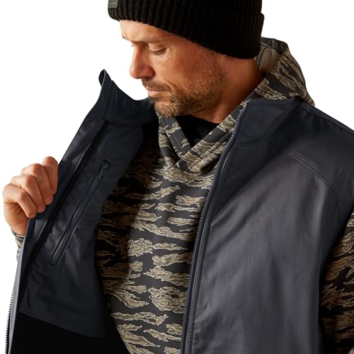 Image of ARIAT Men's Fire Resistant Basic Insulated Vest, Iron Grey, 3X-Large Tall