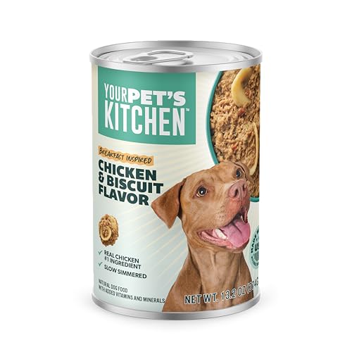 Image of Your Pet's Kitchen Chicken Biscuits & Gravy, 13.2 oz (6-Pack) | Real Chicken First Ingredient, Complete & Balanced for Adult Dogs, Made in USA