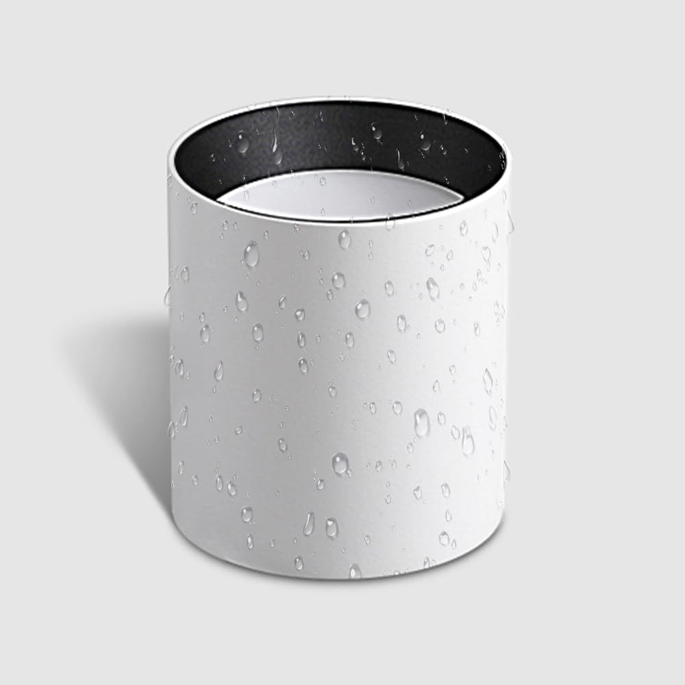 Foco de Techo LED IP65, Resistente al Agua, para baño, Foco cilíndrico Empotrado de 3,15″, direccional, para Sala de Estar, Entrada, balcón (6000 K, 12 W)