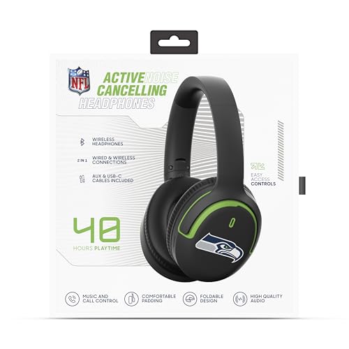 Image of SOAR NFL Active Noise Cancelling Over The Ear Headphones