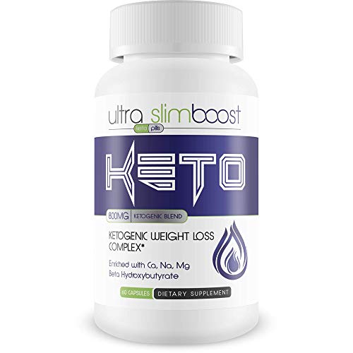 Ultra Slimboost Keto Pills - Burn More Fat & Lose More Weight With BHB & The Keto Diet - Faster Ketosis With Our Ultra Slimboost Keto Capsule Filled With Exogenous Ketones - Keto Diet Pills
