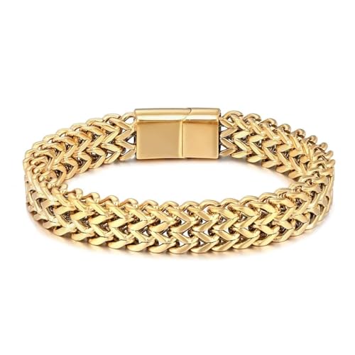 Gourmette homme robuste avec fermoir sécurisé style hand chain
