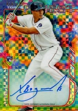 2014 Topps Finest Xfractor #RA-XB Xander Bogaerts Certified Autograph Baseball Rookie Card - Only 149 made!
