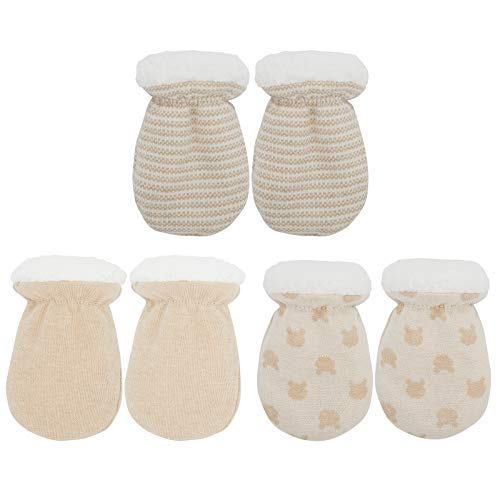 Newborn Mitten Gloves No Scratch Mittens Winter Warm Cotton Glove for