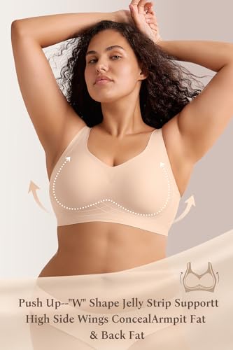 Push Up Bra for Women Wireless Bralettes No Underwire Seamless Tshirt Bras3