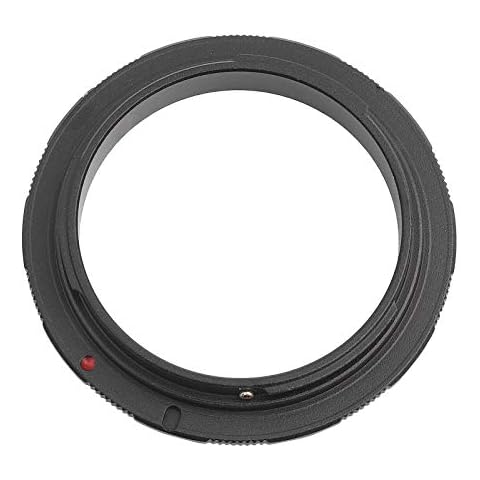 Macro Photography Reverse Lens Adapter, 52mm, 55mm, 58mm Durable Aluminium Alloy Macro Shooting Reverse Adapter Ring for Canon EOS Mount DSLR Camera(58MM) Cover