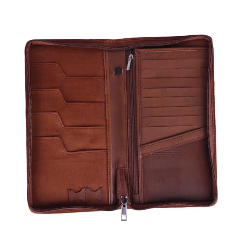 HAMELIN Unisex Passport Holder with RFID Blocking Technology | Vegan Leather Passport Cover,Travel Document Organiser | Passport Wallet with 4 Passport Slots,8 Card Holder Slots | Coral Flutter 6 41LAqSKb34L