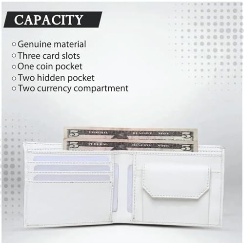 Image of SAMTROH Pu Leather Wallet for Men, White