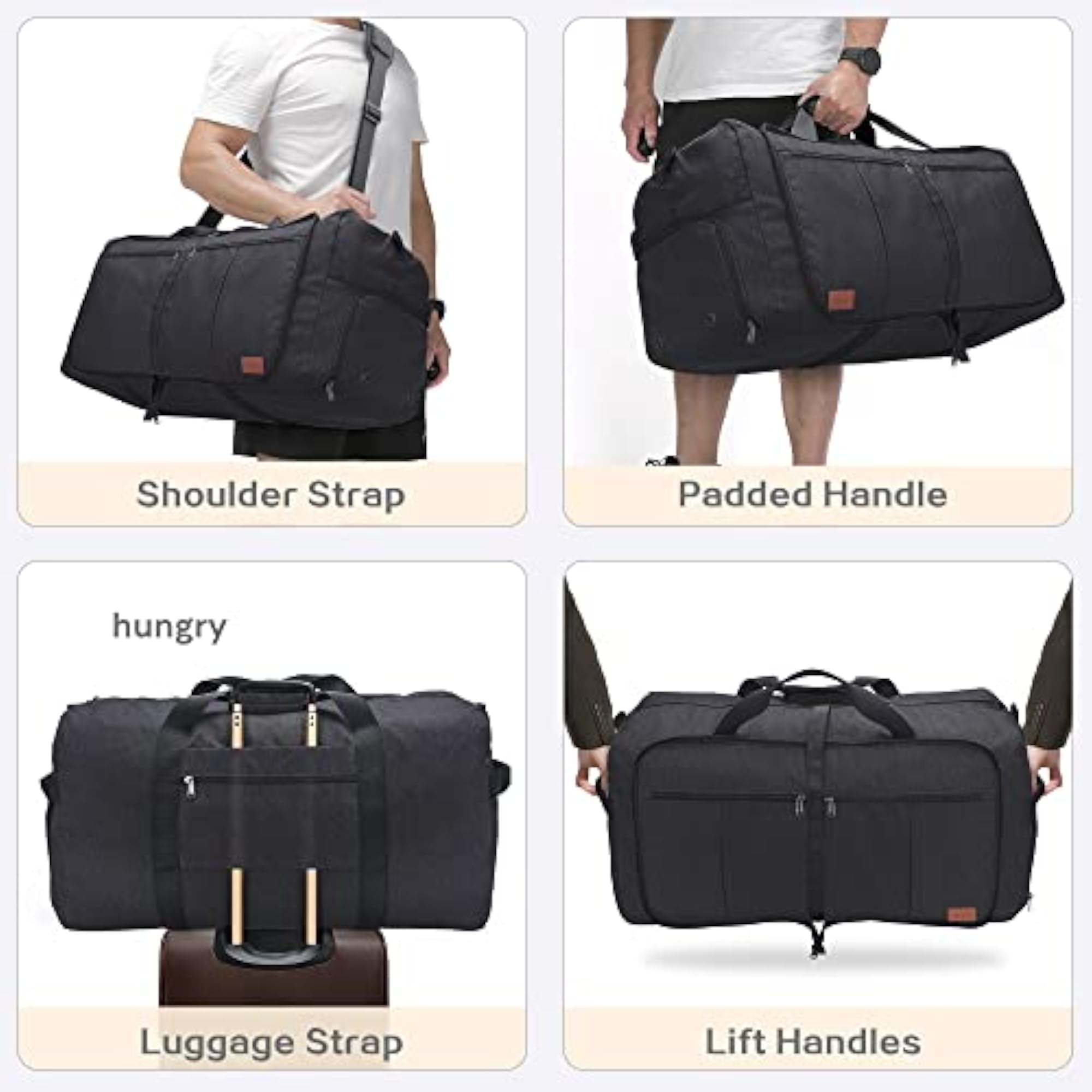 Large Foldable Waterproof Travel Duffel Bag