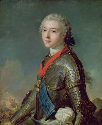 Cuadro de lienzo de Louis Jean Marie De Bourbon de Penthievre de Jean Marc Nattier 60x90cm