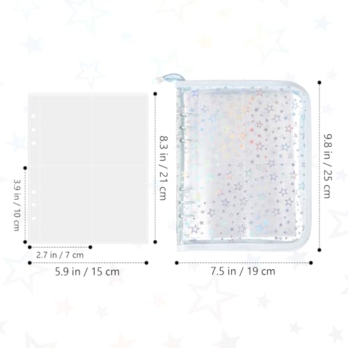 Image of A5 Zipper Photocard Binder Album with Card Slots Large Capacity Photo Organizer for Kpop Photocard Collection and Small Keepsakes