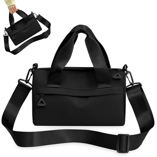 Small Gym Bag 9.5x4.7x5.5 Inch Nylon Mini Duffle Bag, Waterproof Handheld Shoulder Gym Duffle with Adjustable Strap Lightweight Zipper Mini for Women & Men4
