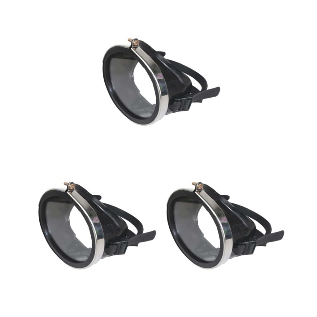 Maschera subacquea con lente trasparente in vetro temperato, comfort subacqueo, visione ampia, a prova di perdite, tipo 2