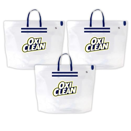 【 OXICLEAN ロゴ入り】オキシクリーン 漬けおきバッグ 3個セット 酸素系漂白剤 専用 つけ置き洗い 袋 日本製 oxiclean タライ たらいの商品画像（Amazon）