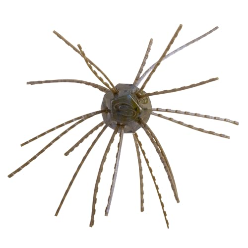 Strike King Tumbleweed Salted Fishing Lure, Finesse Creature Bait, Blue Craw, 3-Inches, 4-Pack, TWSLT-108 - Thumbnail 2