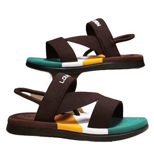Tricolor Fashion Designer Men's Slides