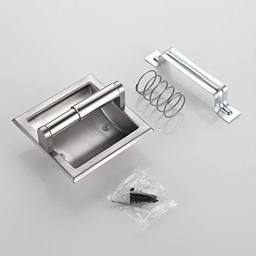 Bgl Stainless Steel 304 Recessed Toilet Paper Holder (Brush Nickel) #TOP6