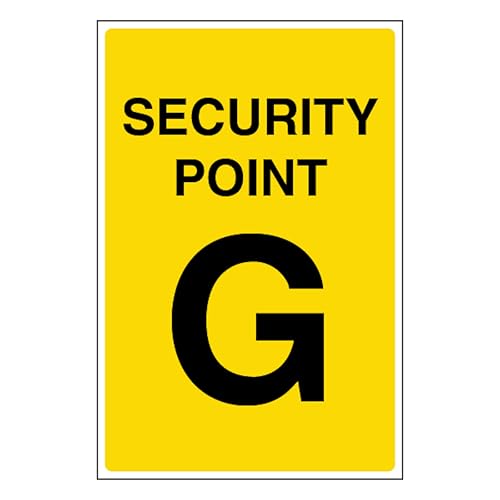 Point de sécurité V G 400 x 600 mm en aluminium pour signalisation extérieure