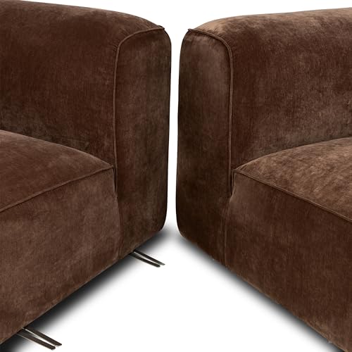 Image of Poly & BARK Nardo 107.5 inch Sofa with Oversized Seating, Clean Modern Lines, and Statement Scale for Spacious Contemporary Living Rooms