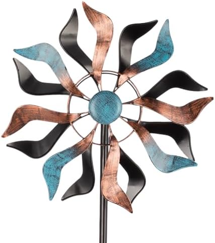 Amazon.com: Cyan Oasis Wind Spinners Outdoor - Metal Windmill for Yard