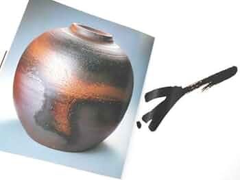 備前焼 【人間国宝】 藤原 啓 作 筒花入 人間国宝 藤原啓 備前花入 共箱 | HIYOSHIDO