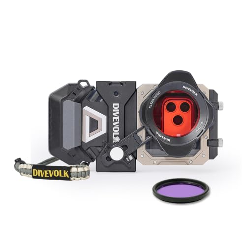 DIVEVOLK Seatouch 6 Pro Filters Kit Unterwassergehäuse für iPhone 12/13/14/15/16/17/18 Pro Max