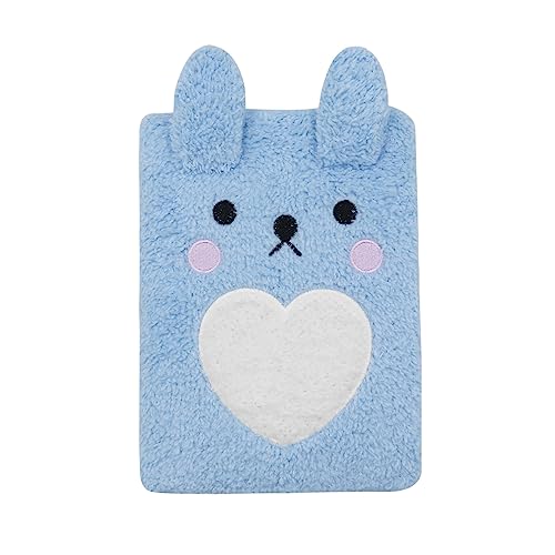 Carnet de notes peluche lapin A5 avec pages lignées journal intime rose pour fille