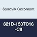 Sandvik Coromant 821D-150TC16-C8 6244845 Duobore 821 Integrated Dampened Boring Tool with Two Inserts, Roughing