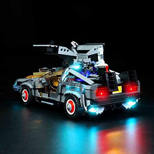 Update Version 10300 LED Lighting Set Compatible with Lego Time Machine, Back to the Future Creator Building Blocks Model - Image 2