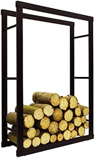 WATSONS ONIDA - Metal 70cm Wide Fireside Log Storage Rack - Black