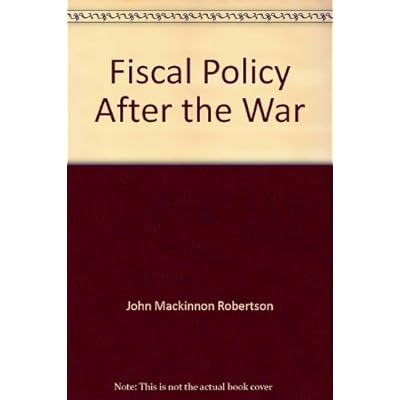 Fiscal Policy After the War