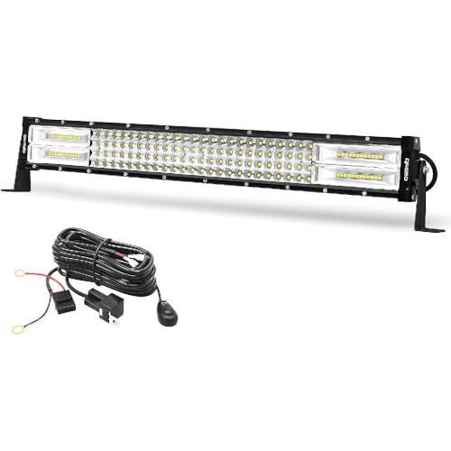 Image of OEDRO 22 Inch LED Light Bar Quad-Row Spot Flood Combo w /Wiring Harness