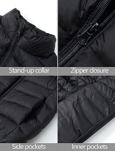 Happy Cherry Kids Boys Girls Lightweight Down Vest Sleeveless Puffer Coat Warm Quilted Gilet Winter Snow Waistcoat Outerwear4