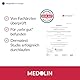 Medolin® Hämorrhoiden Gel - Gegen Schwellungen, Juckreiz, Schmerzen & Blutungen - Hämorrhoiden Salbe bei Krampfadern am Anus - Wissenschaftlich bestätigte Wirkung, 40 ml