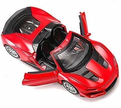 Image of Kids Toy car Playsets 1:32-50 Diecast Metal Car for Kids Pull Back Metal Cars with 4 Openable Doors Light and Musical Sound (Multi)