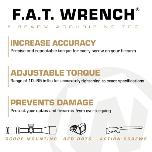 wheeler manual firearms accurizing torque wrench with inchpounds measurement bits and storage case for scope mounting gunsmithing and maintenance